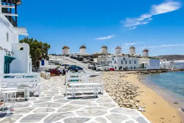 Scenic Views of Mykonos — Mykonos
