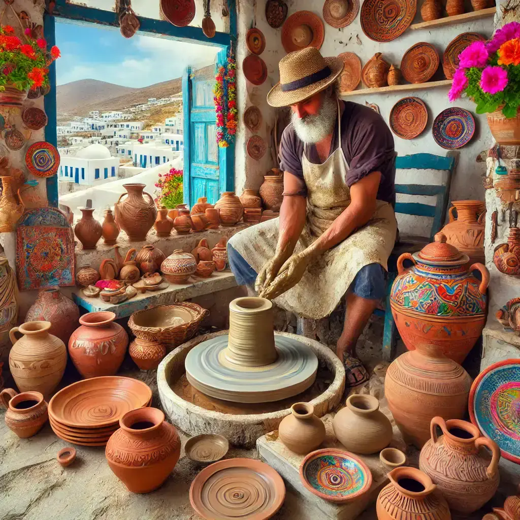 Full Day Naxos Tour: Exploring the villages of Naxos — Naxos – Chalki – Apiranthos – Flerio – Eggares 